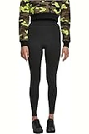 Urban classics Damleggings, hög midja, 2-pack, XXL, svart, svart, , XXL smal