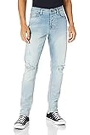 Only & Sons Herr Onsloom Life Slim L Blue Destroy Dcc8617 jeans, , 30