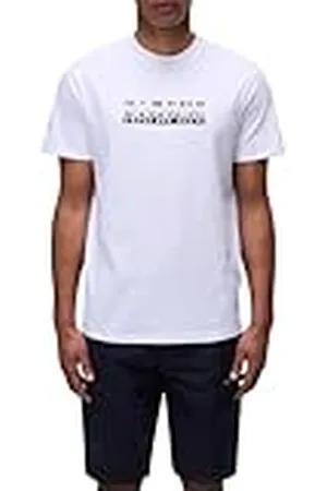 Napapijri T-shirt med kort ärm vit storlek 3XL, , 3XL