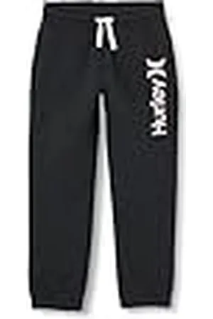 Hurley Hrlg One & Only Fleece Joggerbyxor, flerfärgad - ), 7 år flicka, mångfärgad - svart (svart ljung), 7 �r