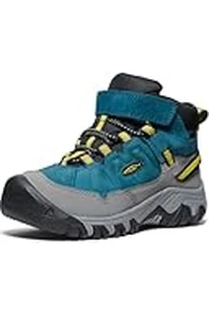 Keen Targhee 4 Mid Height hållbara bekväma vattentäta vandringsstövlar, legion blå/antikt moss, 10 US Unisex Little Kid, , 27/28 EU