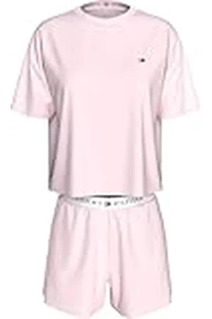 Tommy Hilfiger Dam SS JERSEY KORT SET UW0UW05912, rosa, S, , S
