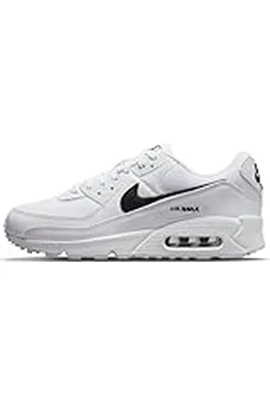 Nike Air Max 90 sneakers för kvinnor, vit/svart-vit, 35,5 EU, , 35.5 EU