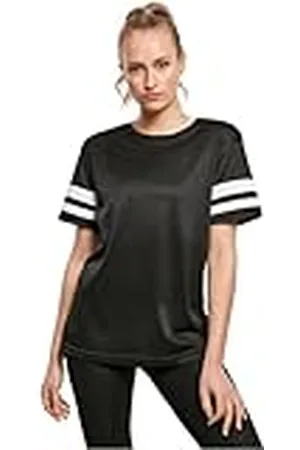 Build Your Brand Bygg ditt märke dam mesh rand t-shirt Small