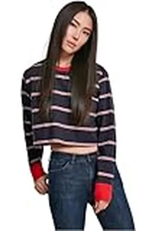 Urban classics Damsweatshirt, skate, randig långärmad tröja, , XS