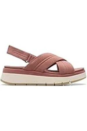 Clarks Premium toskansk korssandal, Mauve Suede, 8 UK, , 41 EU
