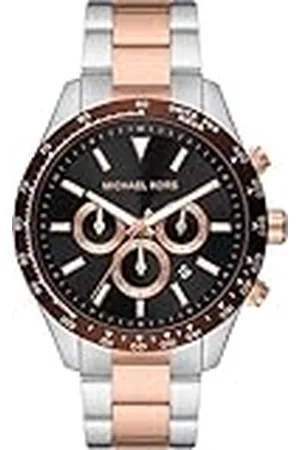 Michael Kors Layton - Herrklocka, kronografverk med armband i rostfritt stål eller läder