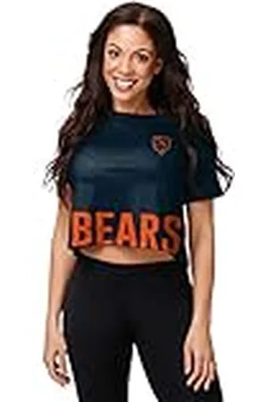 FOCO Damskjorta med crop top modeskjorta, Wordmark längst ner, stor