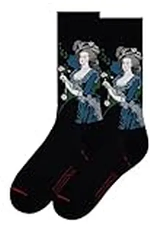 MuseARTa Strumpor av bomull med målningen Queen Marie Antoinette of France konstnären Élisabeth Vigée-Lebrun i storlek 40–46, EV-MA-06-40-46, , 40-46