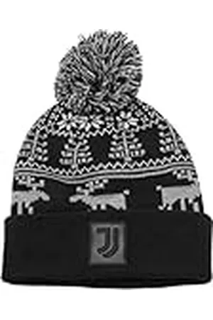 Juventus Jacquard hatt lapp läder 50% PC 50% PL 133521, , one size