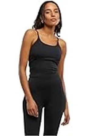 Urban classics Sport-BH för kvinnor, sporttopp, justerbar, justerbar sporttopp med integrerade kupor och spagettiband, storlekar XS – XL, , S