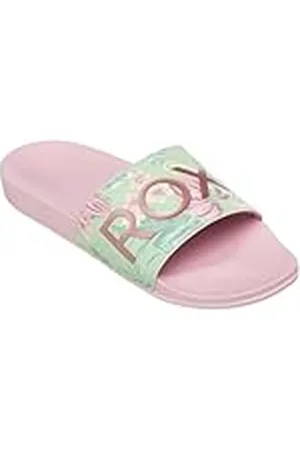 Roxy SLIPPY II damsandaler, Green/PINK, 41 EU, , 41 EU