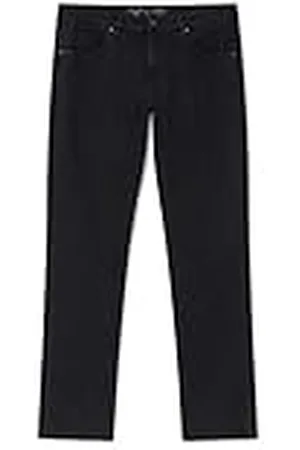 Hackett Herr Amr Pro svarta raka jeans, , 42W x 32L