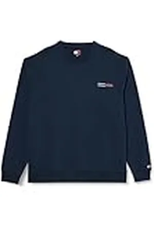Tommy Hilfiger Herr TJM REG entré grafik crew expt pullover sweatshirt, blå, 3XL, , 3XL stor