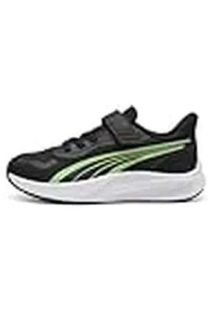 PUMA Pounce LITE AC+ PS sneakers, svart-vår ormbunke vit, 13 UK barn, svart vårormbunke vit, 32 EU