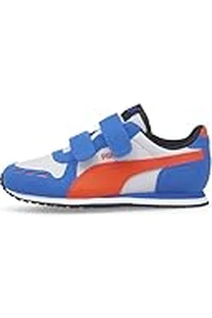 PUMA Unisex barn Cabana Racer Sl 20 V Ps Sneaker, vit körsbärstomat, 34 EU
