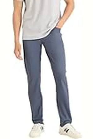 Dockers Herr Go Airweave 5-fickor smal omrörare blå 32 W/32 L, , 32W