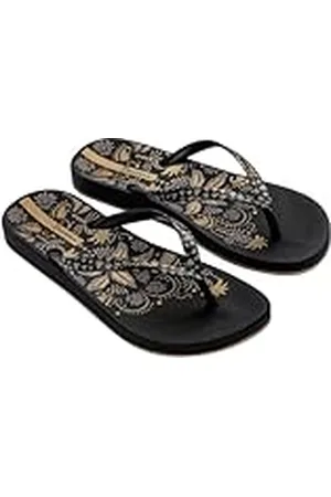 Ipanema Dam ANAT Nature VIII FEM Flipflop, svart/guld, 39 EU, , 39 EU