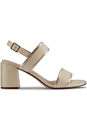 Clarks Premium dam Ezoria sling sandal, kräm multi, 3,5 UK, , 36.5 EU