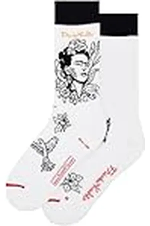 MuseARTa Strumpor av bomull med målningen Frida med blommor av konstnären Frida Kahlo i storlek 40–46, FK-FFW-06-40-46, , 40-46