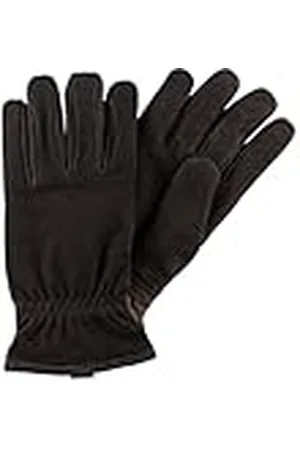 Camel Active Mäns autentischer Lederhandschuh vantar, svart, XXL, , XXL