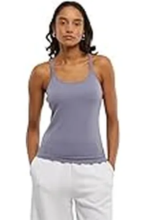 Urban classics Damlinne, sporttopp, damtopp, med remmar och ryggdetaljer, yogapopp, storlekar XS – XL, , L