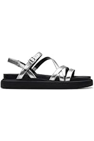 Clarks Premium Aristella Rose Sandal, Silver Metallic, 3 UK, , 36 EU