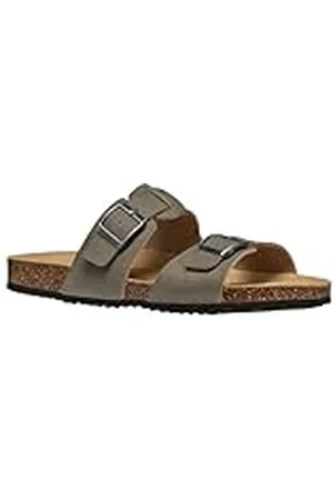 Geox Män U Ghita B Slide Sandal, taupe, 43 EU, , 43 EU