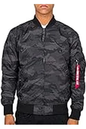 Alpha Industries MA-1 TT Camo Bomberjacka för män Grey
