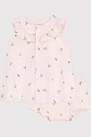 Petit Bateau Ärmlös Bloomer-klänning för flickor, , 3 mesi