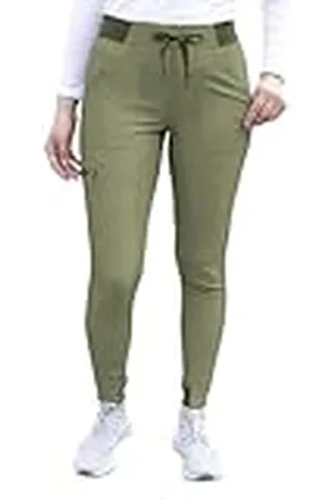 ADAR UNIFORMS Adar Pro Scrubs för kvinnor - Ultimate Yoga Jogger Scrub Pants, , XS