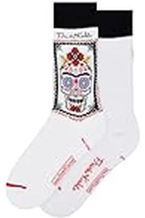 MuseARTa Strumpor av bomull med målningen Skull Day of the Dead av konstnären Frida Kahlo i storlek 40–46, FK-SDW-06-40-46, , 40-46