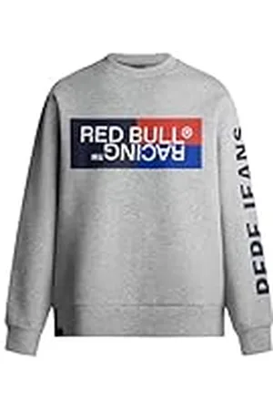 Pepe Jeans Herr RBR färg block grafisk crew tröja, grå (MARL Gray), S, , S