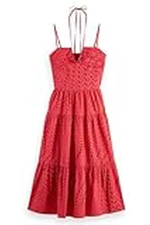 Scotch&Soda Cotton Seersucker midiklänning, , 34