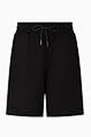 Emporio Armani Dam viskos fleece bermudashorts, , XS, , XS