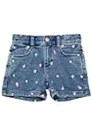 QS by s.Oliver Jeansshorts/Super High Rise/Wide Leg/All-Over-Stickerei, , 140