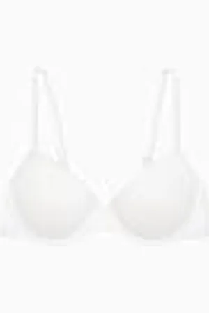 Emporio Armani Dam Essential studs push-up BH avtagbara dynor beige 34, , 34 / C