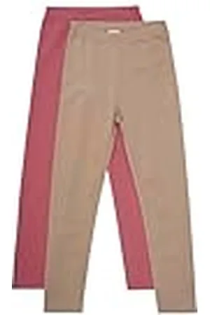 Minymo W.AOP leggings sweatshirt (2-pack), brun, 11 år blandad, , 146