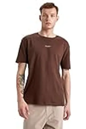 DeFacto Basic T-shirt för män – klassisk t-shirt för män, , M