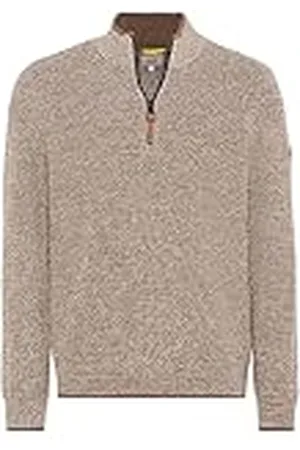 Camel Active Herr finstickad troyer av bomullsblandning, , XL