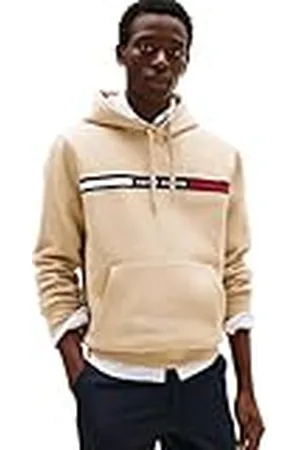 Tommy Hilfiger Herr HILFIGER CHEST INSERT HOODY MW0MW37361 pullover huvtröja, , XXL, , XXL