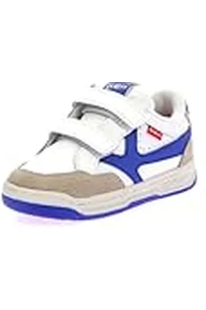 Kickers Unisex pojke Kinder KAGAL Basket, vit offset Blå, 30 EU, , 30 EU