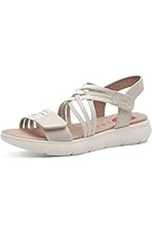 Jana Damsandaler platta med kardborreband, vegan, , 39 EU