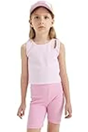 DeFacto Undertröjor för flickor, linne, topp och crop top och topp för barn kvinnor, , 9-10 År