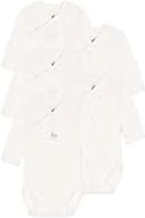 Petit Bateau Unisex baby långärmad nyfödd kropp, , 6 månader