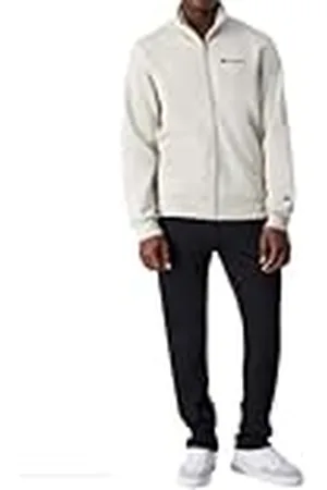 Champion Legacy Script Shop (220288) Soft Compact Powerblend Fleece High-neck sportdräkt, grå silver/svart (SVL/NBK), XXL herr FW24, , XXL