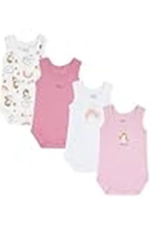 chicco Set 4 Body S/M, rosa, 3 månader (4) Baby, , 3 mesi