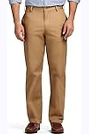 Izod Herr amerikansk chino platt front byxa