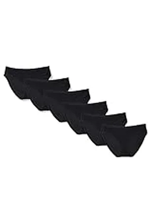 Amazon Kvinnors bomull bikini trosor underkläder (finns i plusstorlek), paket med 6, , 5X