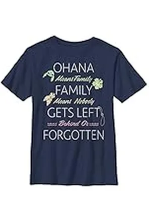Disney Lilo & Stitch Ohana Means Family citat för pojkar, , XS